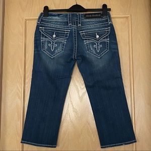 NWT ROCK REVIVAL Noelle Cropped Jeans